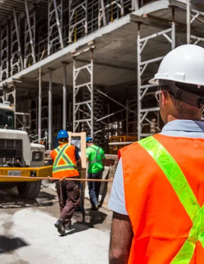 Construction site photograph, placeholder pending MMG project photography.